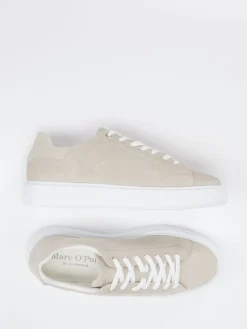 Herren Marc O'Polo – Sneaker aus Veloursleder grau