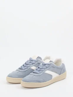 Damen Marc O'Polo – Sneaker aus Veloursleder in Tauben