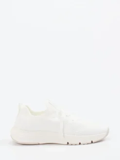 Damen Marc O'Polo – Strick-Sneaker aus Textil in Offwhite