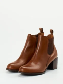 Damen Maripé – Chelsea Boots aus Kalbleder cognac
