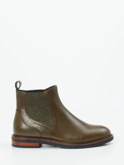 Damen Maripé – Chelsea Boots aus Kalbleder oliv