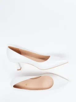 – Kitten-Heel-Pumps aus Lammleder Offwhite*Maripé Discount