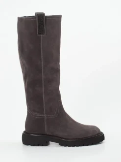 – Langschaftstiefel aus Veloursleder*Maripé Clearance