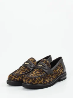 – Loafer aus Fell mit Leoprint*Maripé Discount