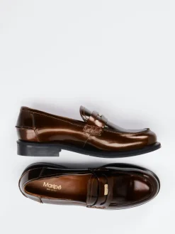 – Loafer aus Hochglanzleder in*Maripé