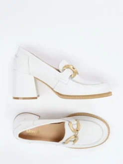 Damen Maripé – Loafer aus Kalbleder in Offwhite