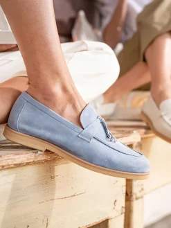 – Loafer aus Veloursleder Hell*Maripé Best