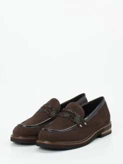 – Loafer aus Veloursleder mit Strassbesatz*Maripé Discount
