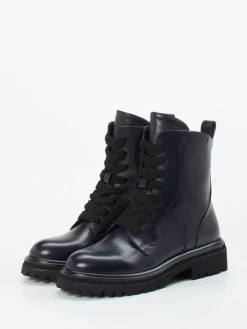 – Schnürboots aus Kalbleder in Dunkel*Maripé Outlet