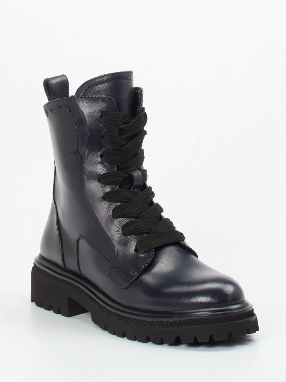 – Schnürboots aus Kalbleder in Dunkel*Maripé Outlet