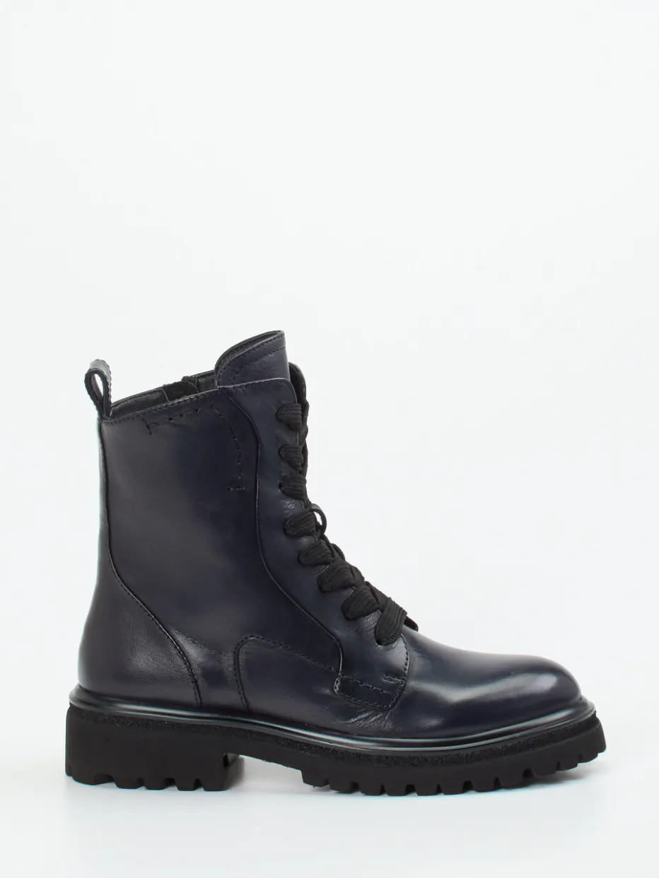 – Schnürboots aus Kalbleder in Dunkel*Maripé Outlet