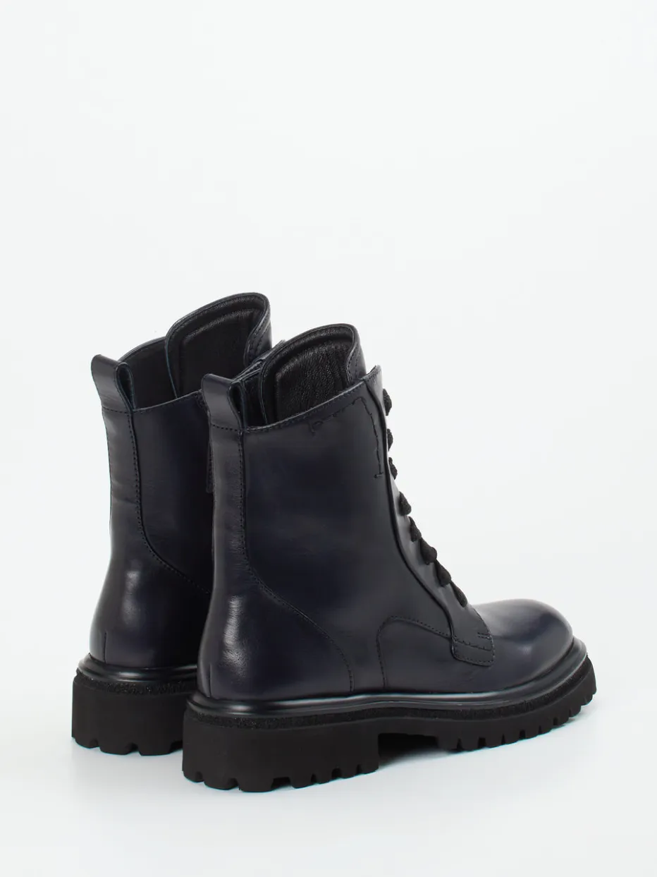 – Schnürboots aus Kalbleder in Dunkel*Maripé Outlet