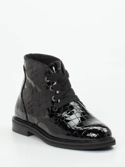 – Schnürboots aus Lackleder in*Maripé Hot