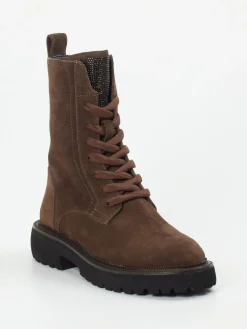 Damen Maripé – Schnürboots aus Veloursleder