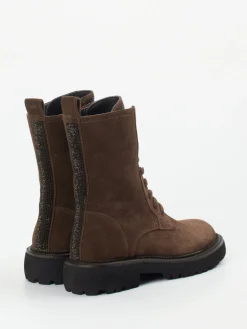 Damen Maripé – Schnürboots aus Veloursleder