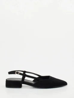 Damen Maripé – Slingback-Ballerinas aus Veloursleder