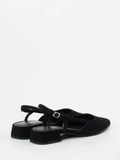 Damen Maripé – Slingback-Ballerinas aus Veloursleder