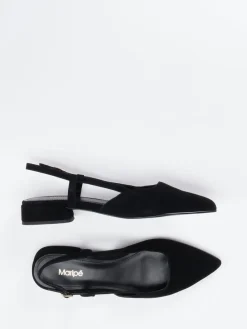 Damen Maripé – Slingback-Ballerinas aus Veloursleder