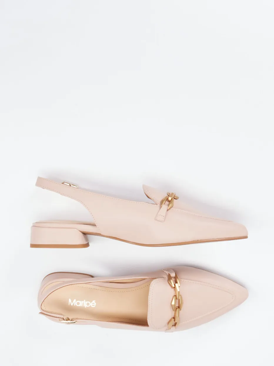 – Slingback-Loafer aus Lammleder in Rosé*Maripé Sale