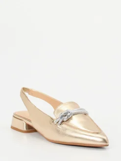 – Slingback-Loafer aus Metallicleder farben*Maripé Sale