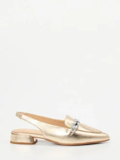 – Slingback-Loafer aus Metallicleder farben*Maripé Sale