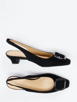 – Slingback-Pumps aus Veloursleder*Maripé Discount