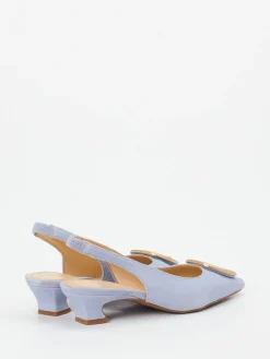 – Slingback-Pumps aus Veloursleder lavendel*Maripé New