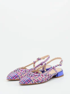 – Slingbacks aus Metallicleder mehrfarbig*Maripé Outlet