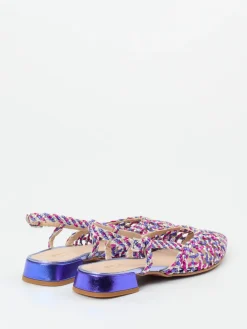 – Slingbacks aus Metallicleder mehrfarbig*Maripé Outlet