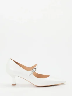 Damen Maripé – Spangenpumps aus Lammleder Elfenbein