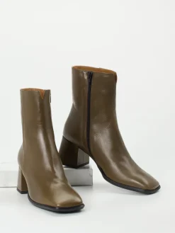 Damen Maripé – Stiefelette aus Kalbleder olivbraun
