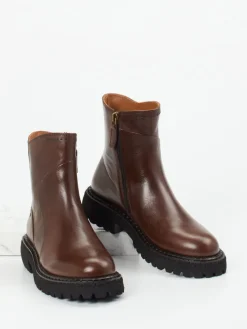 Damen Maripé – Stiefeletten aus Kalbleder Dunkel