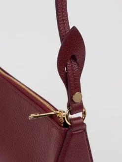 Damen Marlon Firenze – Baguette-Bag aus Kalbleder wein