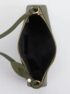 Damen Marlon Firenze – Baguette-Bag aus Kalbleder oliv