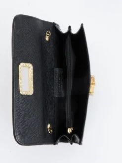 – Clutch aus Kalbleder mit Bambusverschluss*Marlon Firenze New