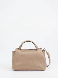 Damen Marlon Firenze – Handtasche aus Kalbleder beigebraun