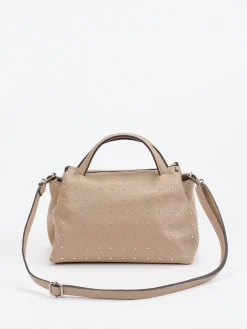 Damen Marlon Firenze – Handtasche aus Kalbleder beigebraun