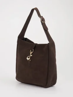 Damen Marlon Firenze – Hobo Bag aus Kalbleder Dunkel