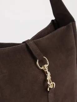 Damen Marlon Firenze – Hobo Bag aus Kalbleder Dunkel