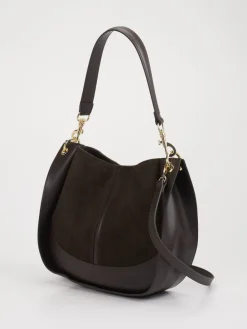 – Hobo Bag aus Kalbleder Dunkel*Marlon Firenze Discount