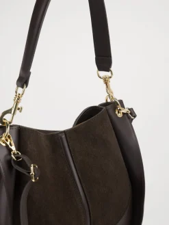 – Hobo Bag aus Kalbleder Dunkel*Marlon Firenze Discount