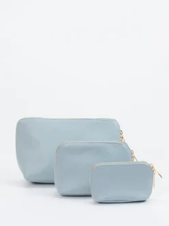 – Kosmetiktasche aus Kalbleder Hell*Marlon Firenze Best