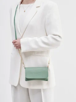 Damen Marlon Firenze – Mini Bag aus Kalbleder Salbei