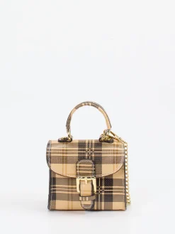 – Minitasche aus Kalbleder mit Karomuster*Marlon Firenze Best