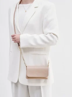 Damen Marlon Firenze – Minitasche aus Kalbleder Beige