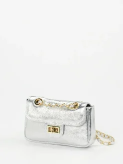 – Schultertasche aus Metallicleder*Marlon Firenze Sale