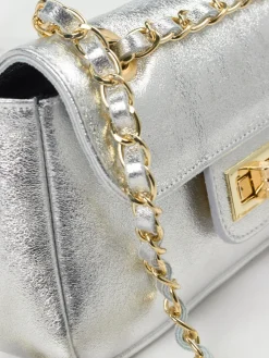 – Schultertasche aus Metallicleder*Marlon Firenze Sale