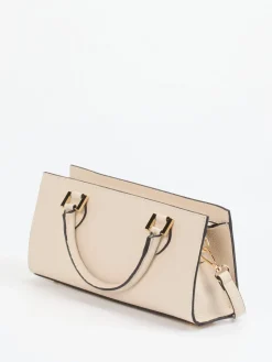 – Schultertasche aus Kalbleder Cremebeige*Marlon Firenze Online