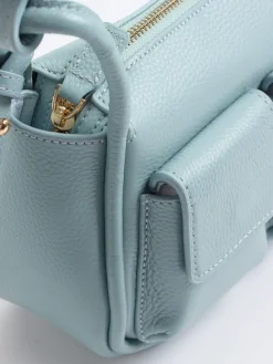 – Schultertasche aus Kalbleder Pastell*Marlon Firenze