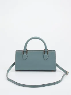 – Schultertasche aus Kalbleder grau*Marlon Firenze Hot